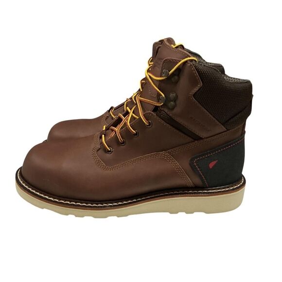 Red Wing Men’s Lace-up CSA Safety Toe Work Boots 9D Brown Slip Oil Resistant NEW main image 9